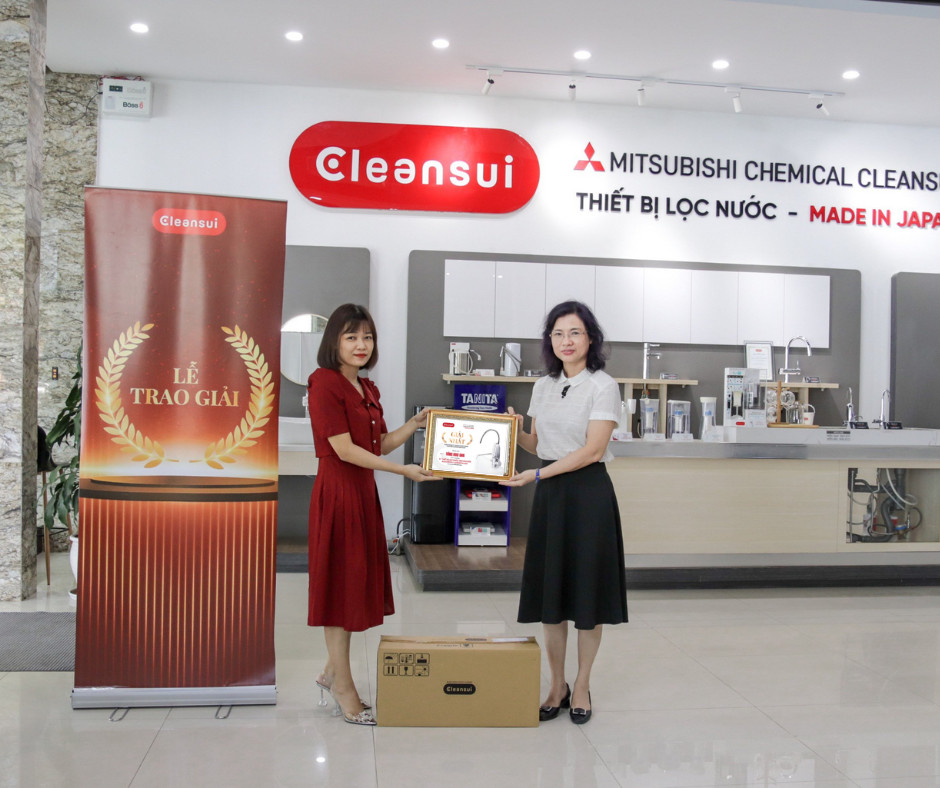 Giải thưởng vinh danh quý đối tác thân thiết Cleansui