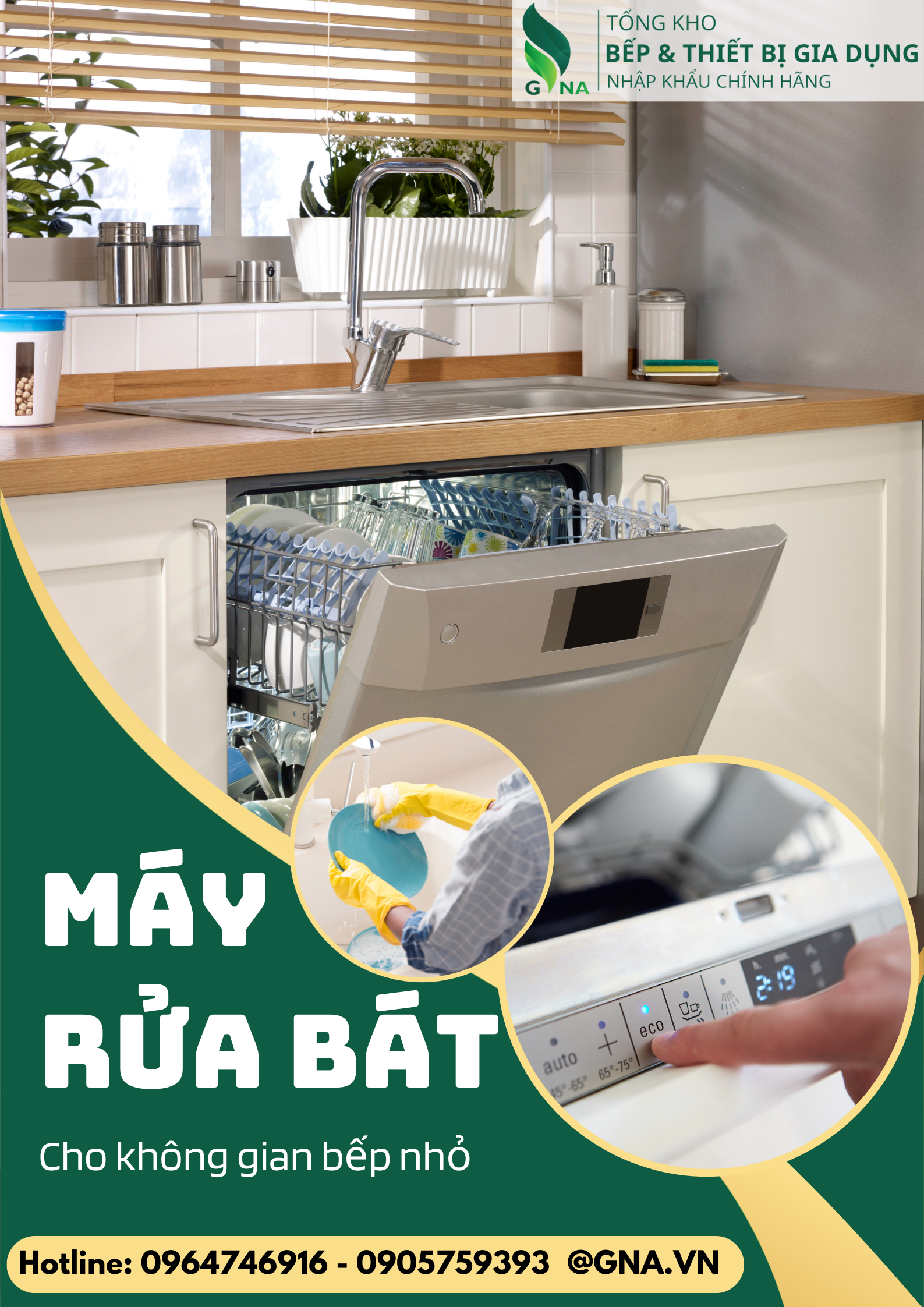 Máy rửa bát nào phù hợp cho bếp nhỏ mà lại đầy đủ mọi tính năng cần thiết với chi phí hợp lí nhất?